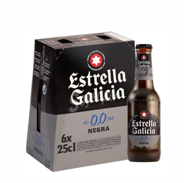 E.GALICIA 0,0 NEGRA 6 MALTAS 25CL. FP (24)