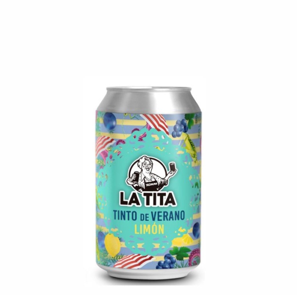 TINTO VERANO LIMON LA TITA LATA 33CL. (24)