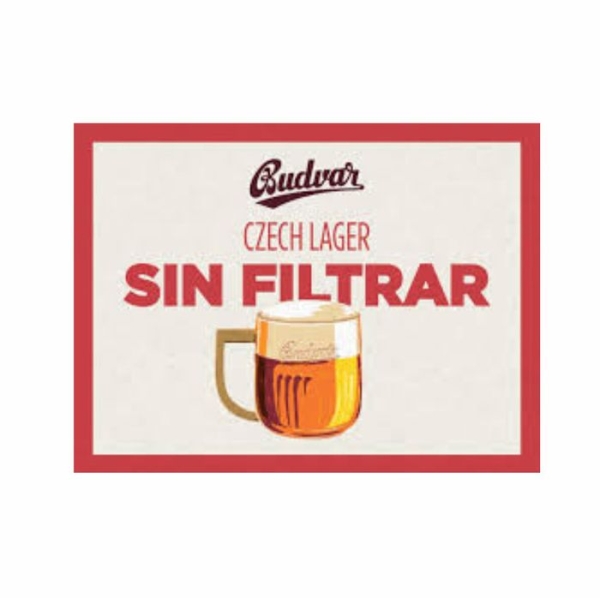 BUDVAR SIN FILTRAR B30L.