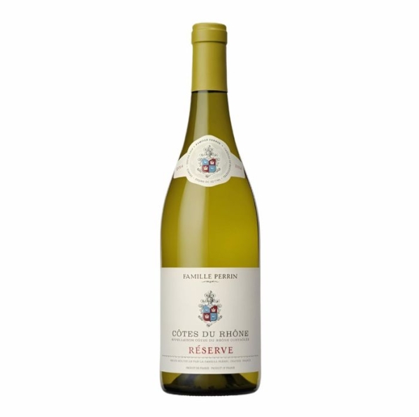 PERRIN COTES DU RHONE RESERVE BLANC 75CL. (6)
